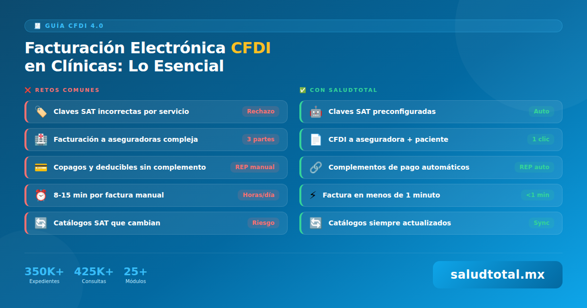 Facturación Electrónica CFDI en Clínicas: Guía Completa